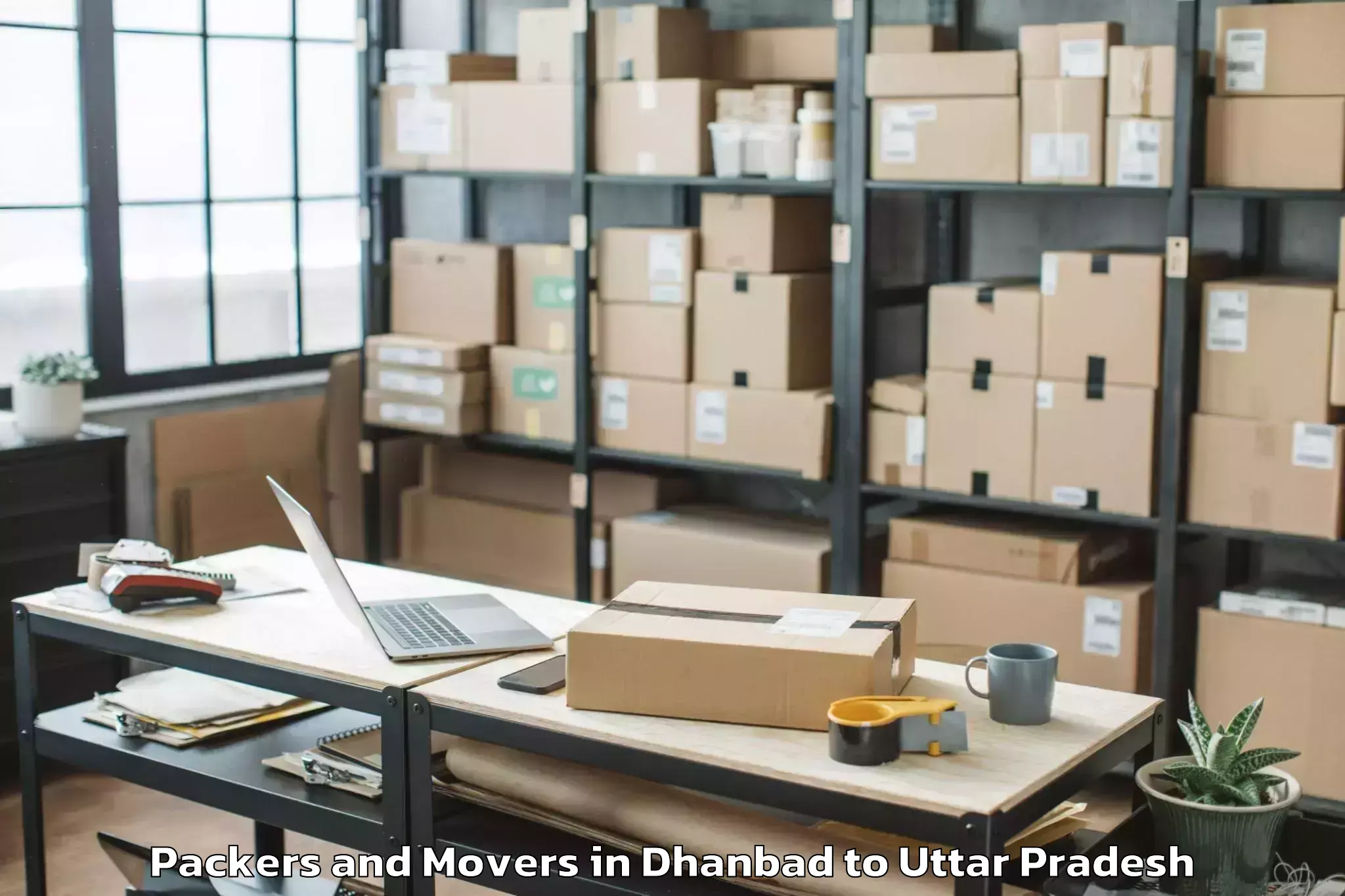 Quality Dhanbad to Aligarh Packers And Movers